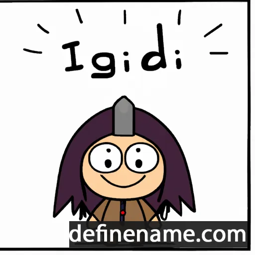 Ingiríðr cartoon