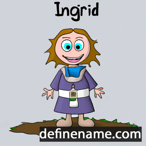 cartoon of the name Ingiríður