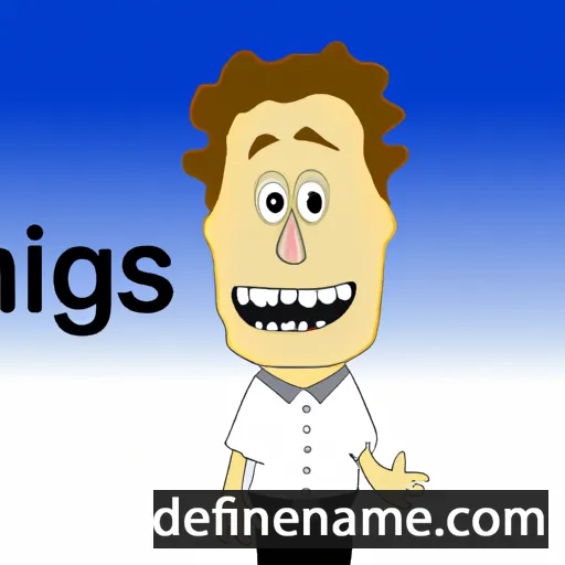 cartoon of the name Ingliss