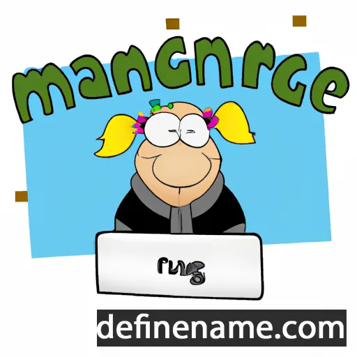 cartoon of the name Ingmarie