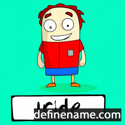 cartoon of the name Ingred