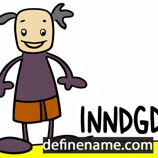 cartoon of the name Ingund