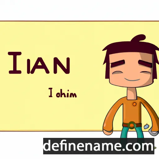 cartoon of the name Inian