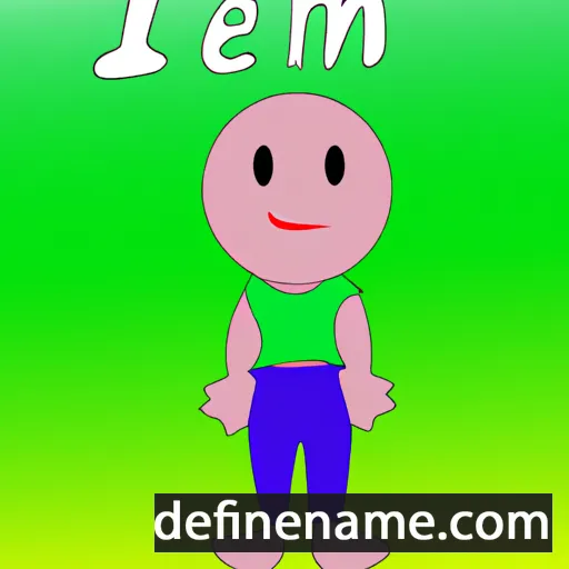 cartoon of the name Iniemem