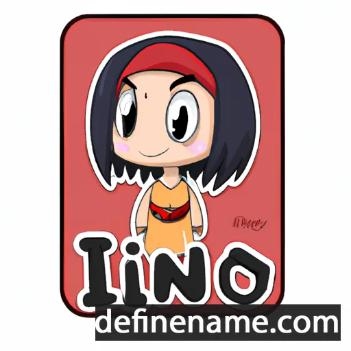 cartoon of the name Inji