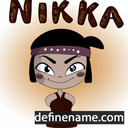 cartoon of the name Inkaa