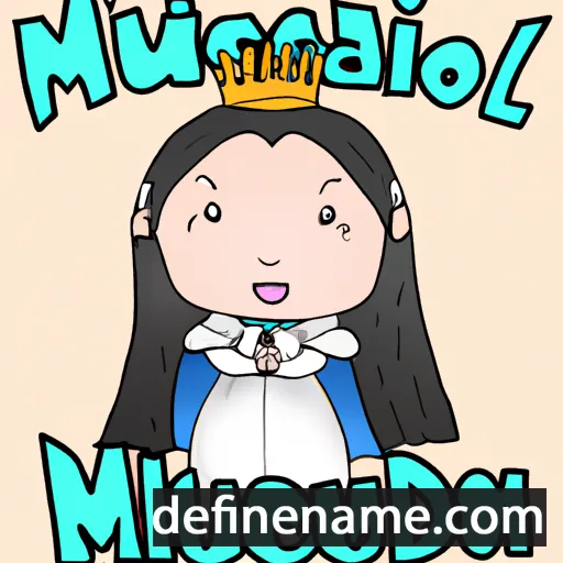 cartoon of the name Inmaculada Concepción