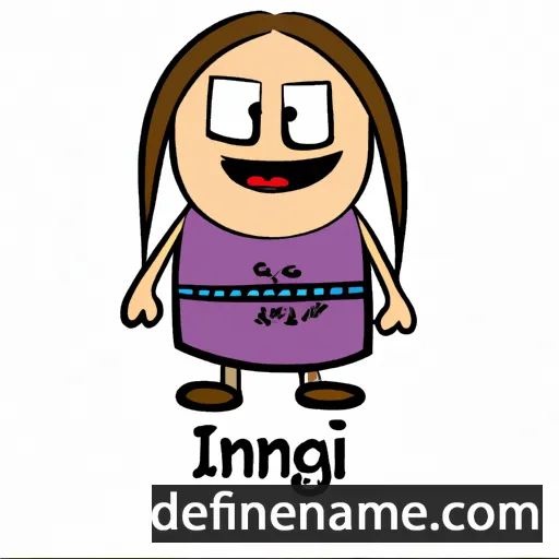 cartoon of the name Inngi