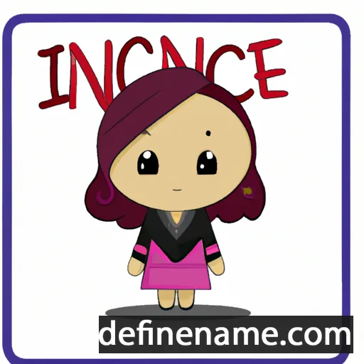 cartoon of the name Inocencia