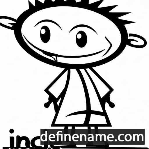 cartoon of the name Inocent