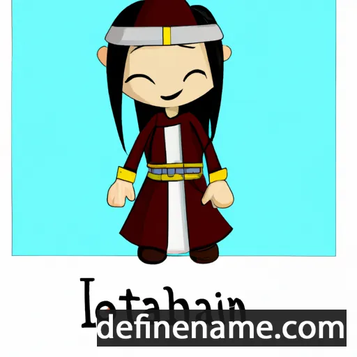 cartoon of the name Iodhnait