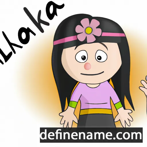 cartoon of the name Iolakana