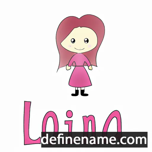 cartoon of the name Iolina