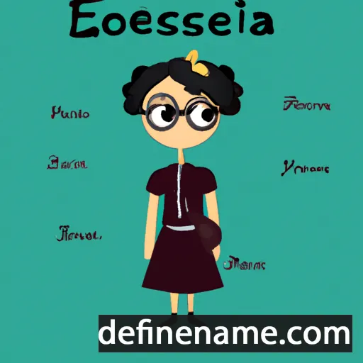 cartoon of the name Iosefina