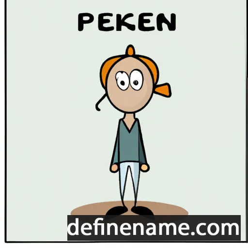 cartoon of the name Ipeknur