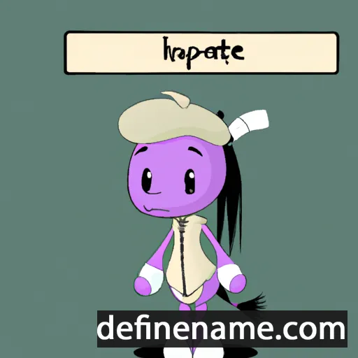 cartoon of the name Ipponatte