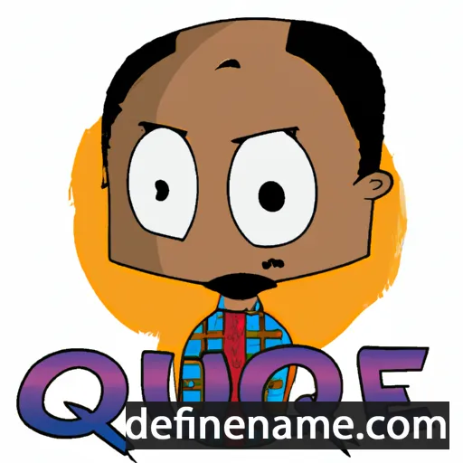 cartoon of the name Ique