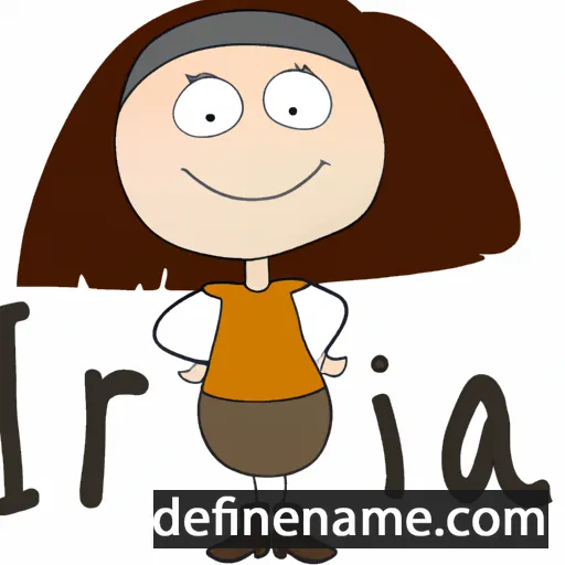 cartoon of the name Ira