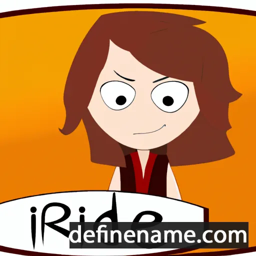 cartoon of the name Iraide