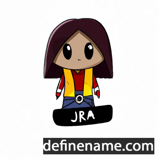 cartoon of the name Iraja