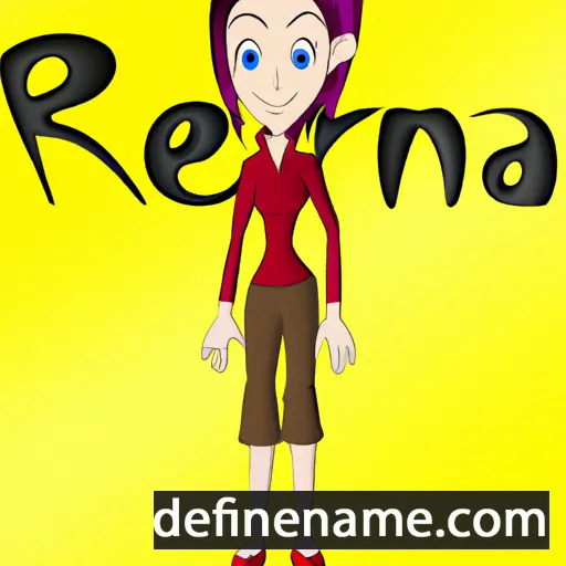 cartoon of the name Ireena