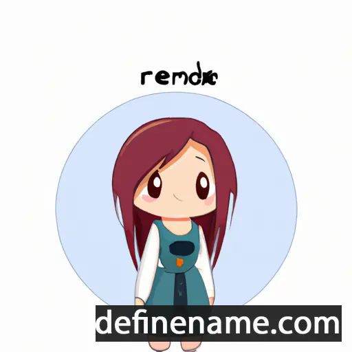 cartoon of the name Iremide