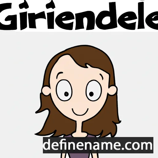 cartoon of the name Géraldine