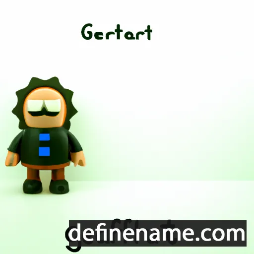 cartoon of the name Gearalt