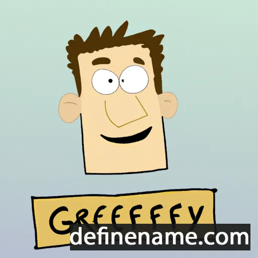 cartoon of the name Geffrey