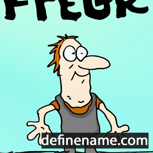 cartoon of the name Geir