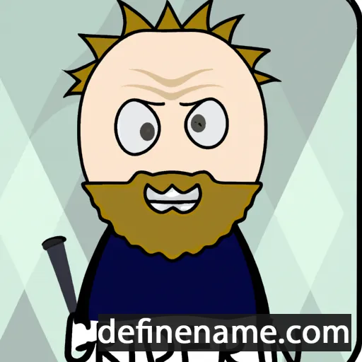 cartoon of the name Geirmundr