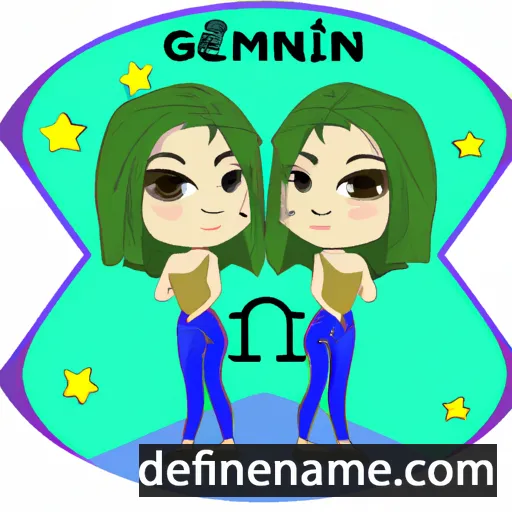 cartoon of the name Gemini