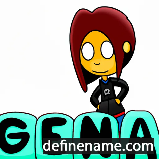 Gena cartoon