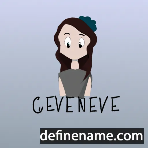 Geneviève cartoon