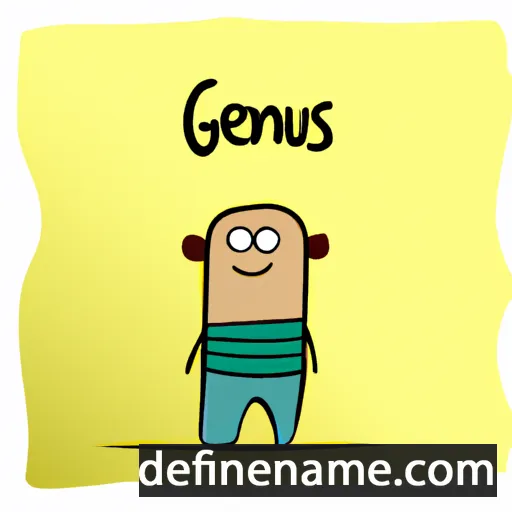 Genís cartoon