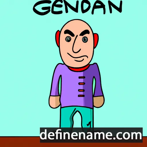 cartoon of the name Gennadi