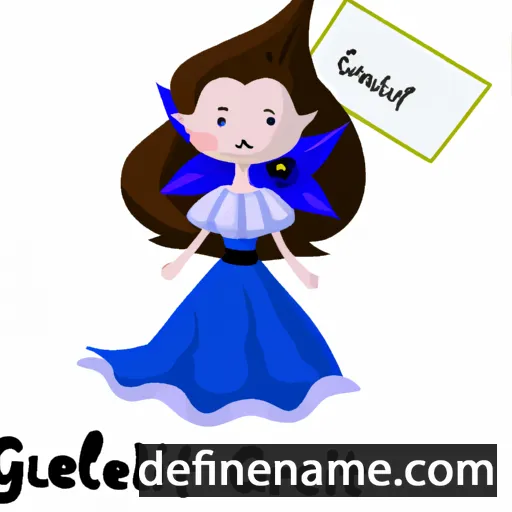 cartoon of the name Gentian