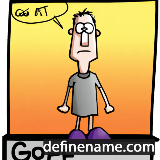 cartoon of the name Geoff