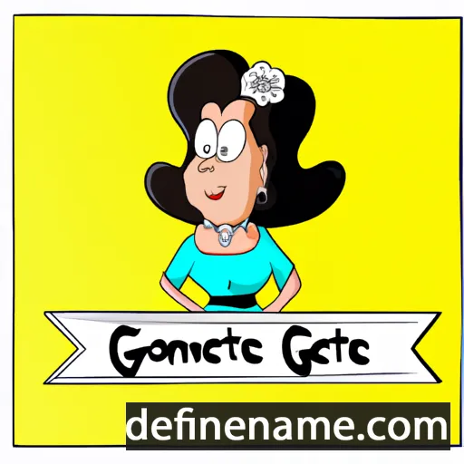 cartoon of the name Georgette