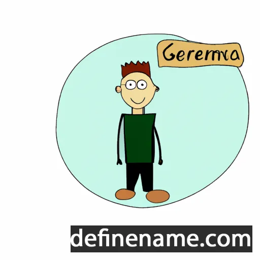 cartoon of the name Geremia