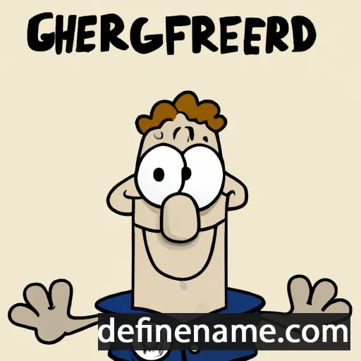 cartoon of the name Gerhold