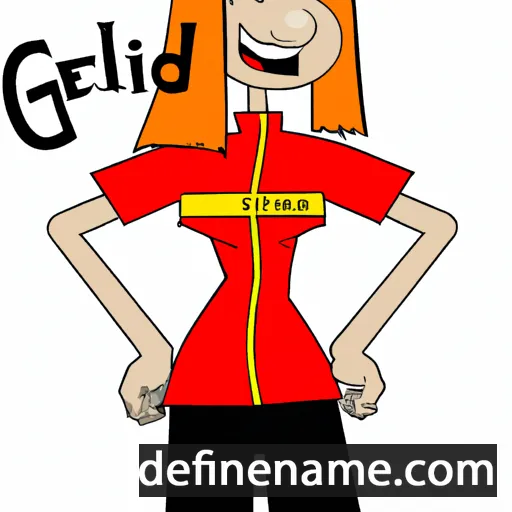 cartoon of the name Gerlind