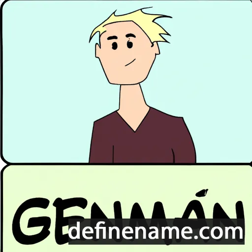 Germain cartoon