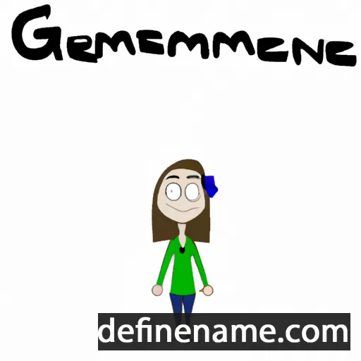 cartoon of the name Germaine