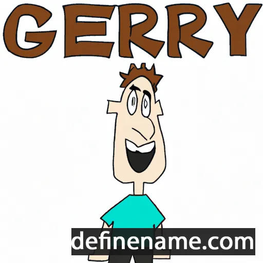 cartoon of the name Gerry