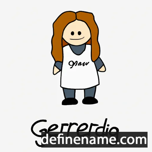 cartoon of the name Gerðr