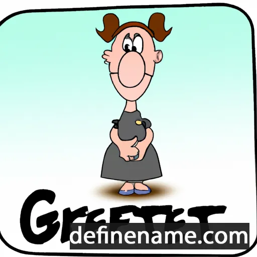 cartoon of the name Gertie