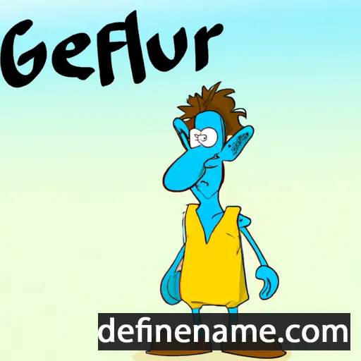 cartoon of the name Gerulf