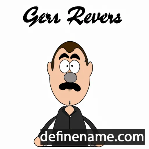 cartoon of the name Gervais