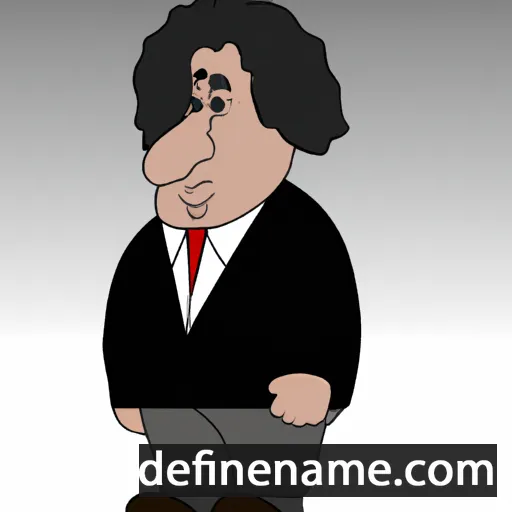 cartoon of the name Giambattista